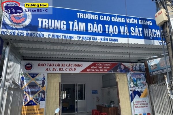 Trung tâm sát hạch trường Cao đẳng tỉnh Kiên Giang 